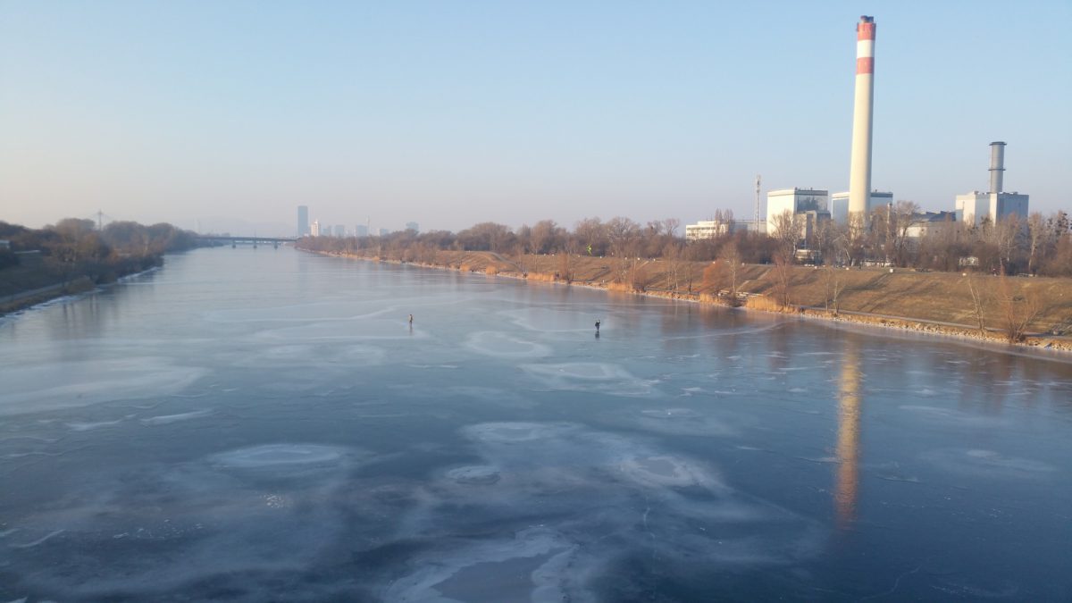 Wien bei Eis und Schnee